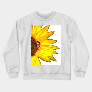 Sunflower and Bee Crewneck Sweatshirt